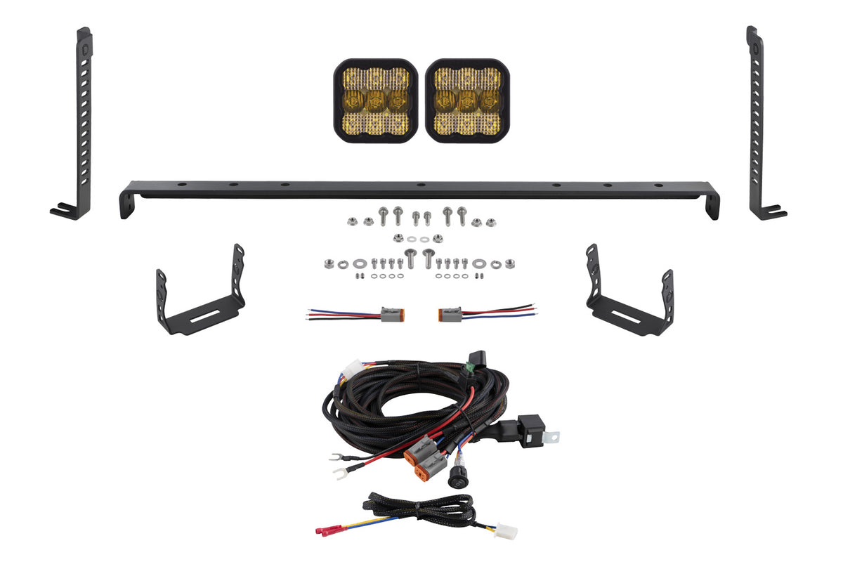 Diode Dynamics SS5 Stealth Grille LED 2-Pod Kit for 2014-2024 Toyota 4Runner