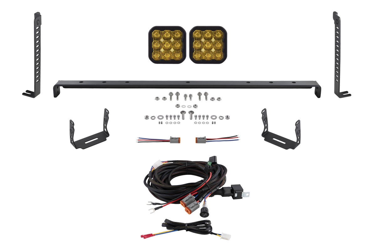Diode Dynamics SS5 Stealth Grille LED 2-Pod Kit for 2014-2024 Toyota 4Runner