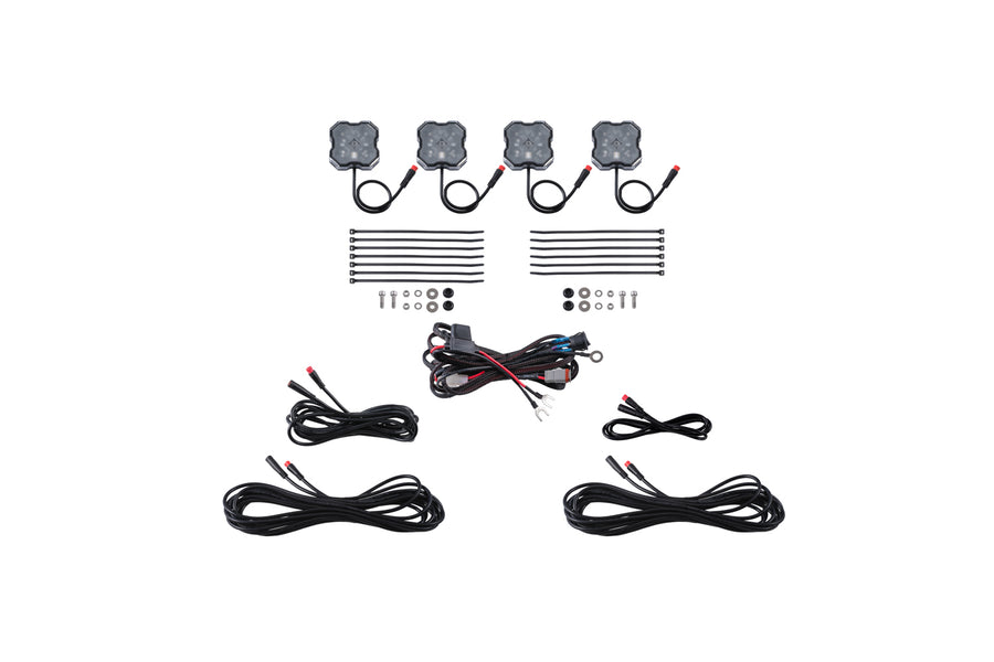 Diode Dynamics Rock Light Installer Kit RGBW (4-pack)