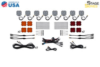 Diode Dynamics Single-Color Rock Light Installer Magnet Mount Kit (8-pack)