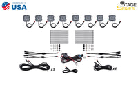 Diode Dynamics Single-Color Rock Light Installer Magnet Mount Kit (8-pack)