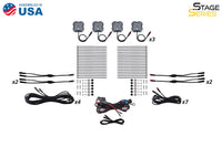Diode Dynamics Rock Light Installer Magnet Mount Kit RGBW (12-pack)