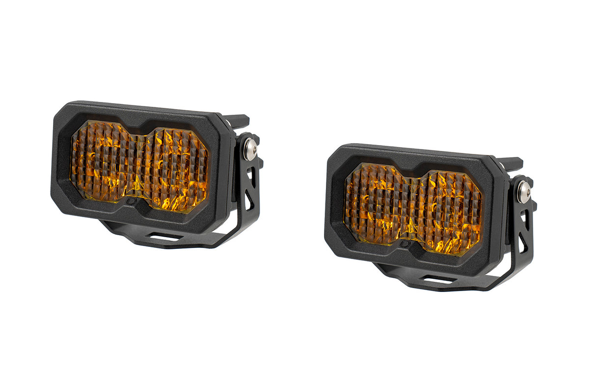 Diode Dynamics C2 2.0 LED Pod Amber Backlight (Pair)