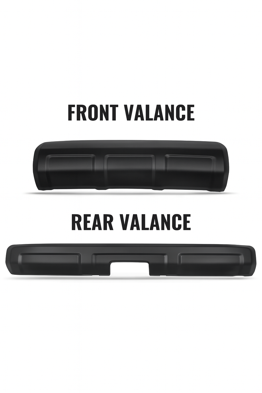 Toyota 4Runner Valance Replacement Kit (2014-2024) - Front & Rear Set - Black/Topographic (BACKORDERED - SHIPS END OF AUGUST)