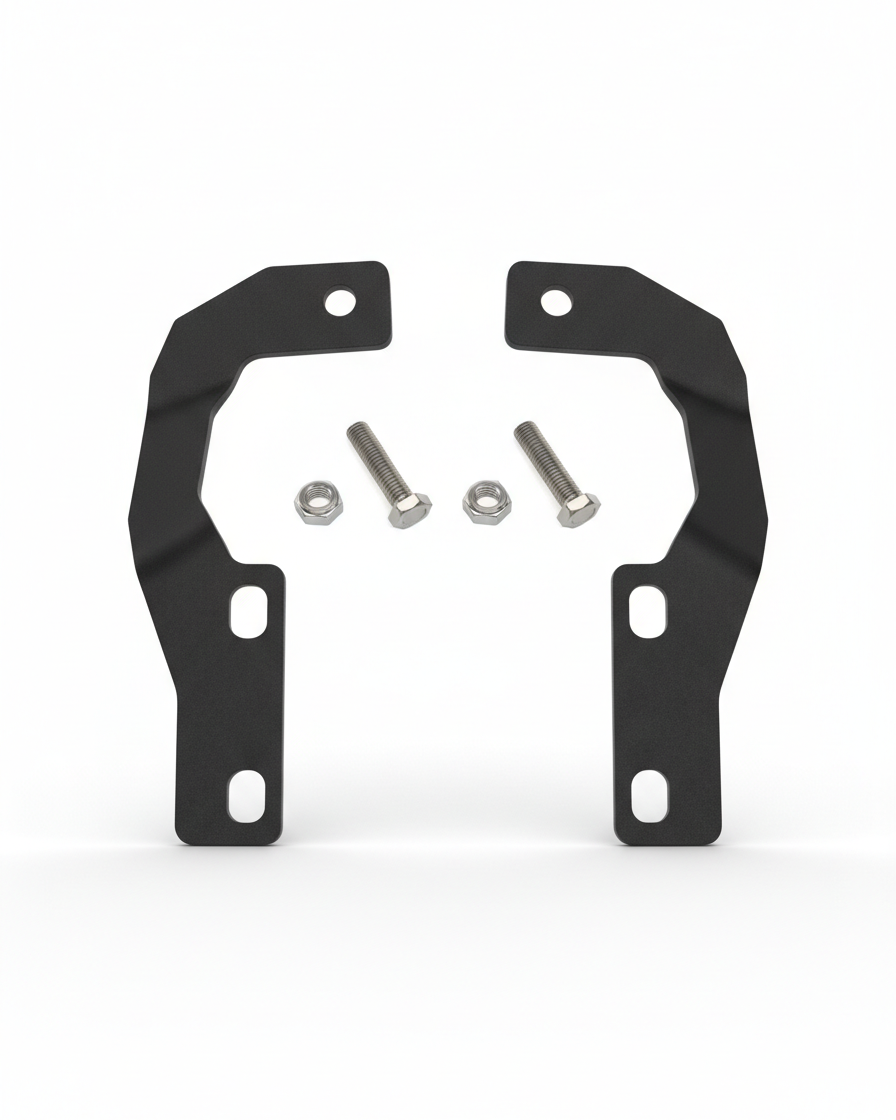Ditch Light Brackets for Toyota 4Runner (2010-2024) – Hood Hinge LED Pod Mounts | Powder Coated Steel