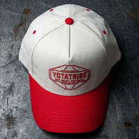 YotaTribe Off Map Snapback — Cream/Red
