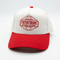 YotaTribe Off Map Snapback — Cream/Red