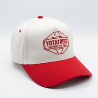 YotaTribe Off Map Snapback — Cream/Red