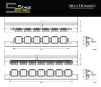 Diode Dynamics SS5 7-Pod CrossLink Mounting Sport Kit for Prinsu/Sherpa Roof Racks