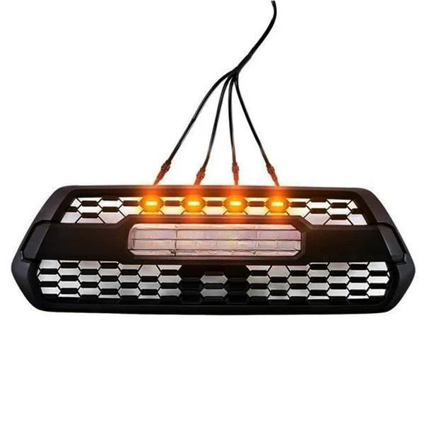 Four Tacoma grille marker lights