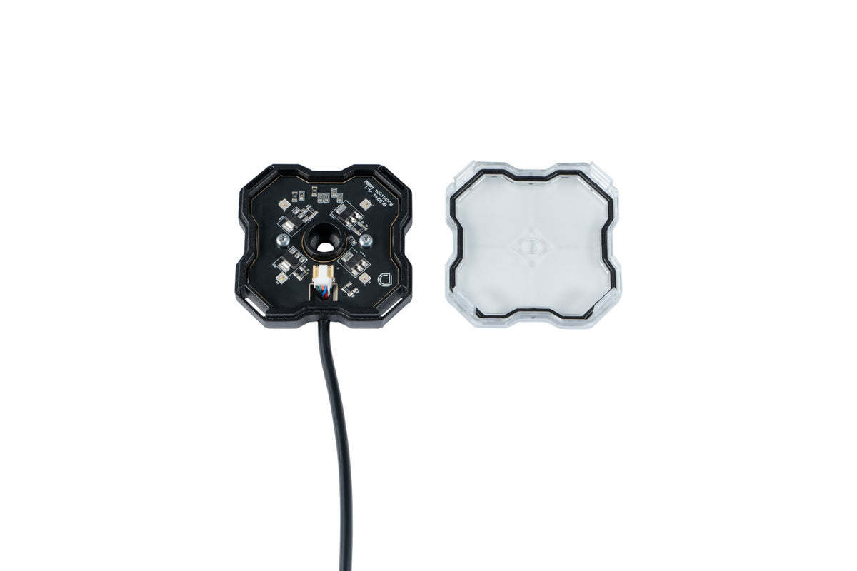 Diode Dynamics Rock Light Installer Magnet Mount Kit with Controller RGBW (12-pack)