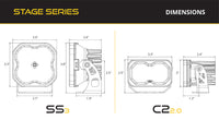 Diode Dynamics SS3 LED Ditch Light Combo Kit for Toyota Tacoma/4Runner
