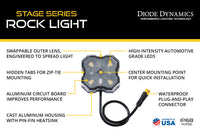 Diode Dynamics Rock Light Installer Magnet Mount Kit RGBW (12-pack)