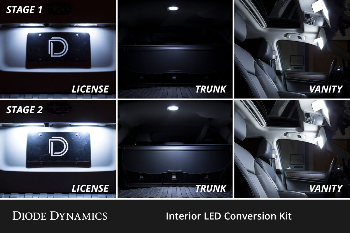 Diode Dynamics Interior LED Cool White Kit for 1996-2002 Toyota 4Runner Stage 2
