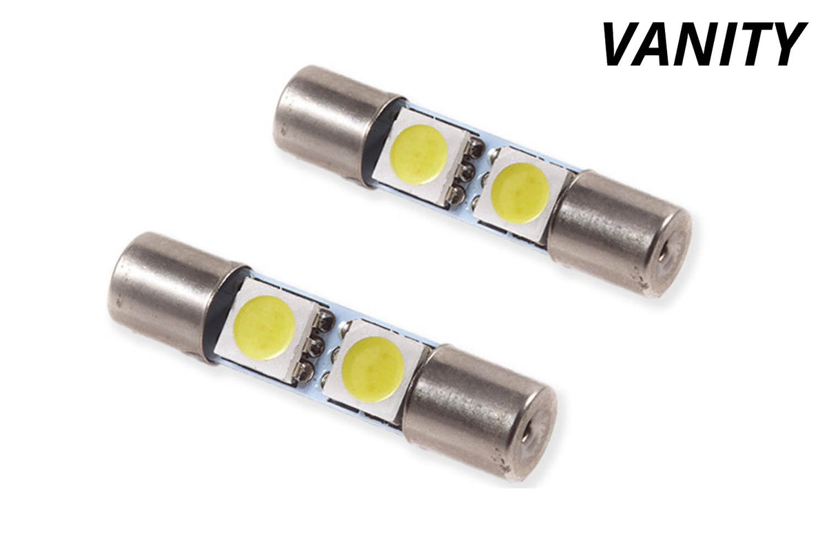 Diode Dynamics 28mm SMF1 LED Cool White (Pair)