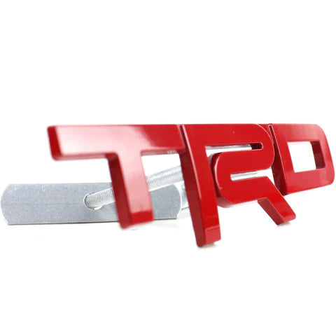 RED TRD GRILLE BADGE EMBLEM FOR TACOMA TUNDRA 4RUNNER
